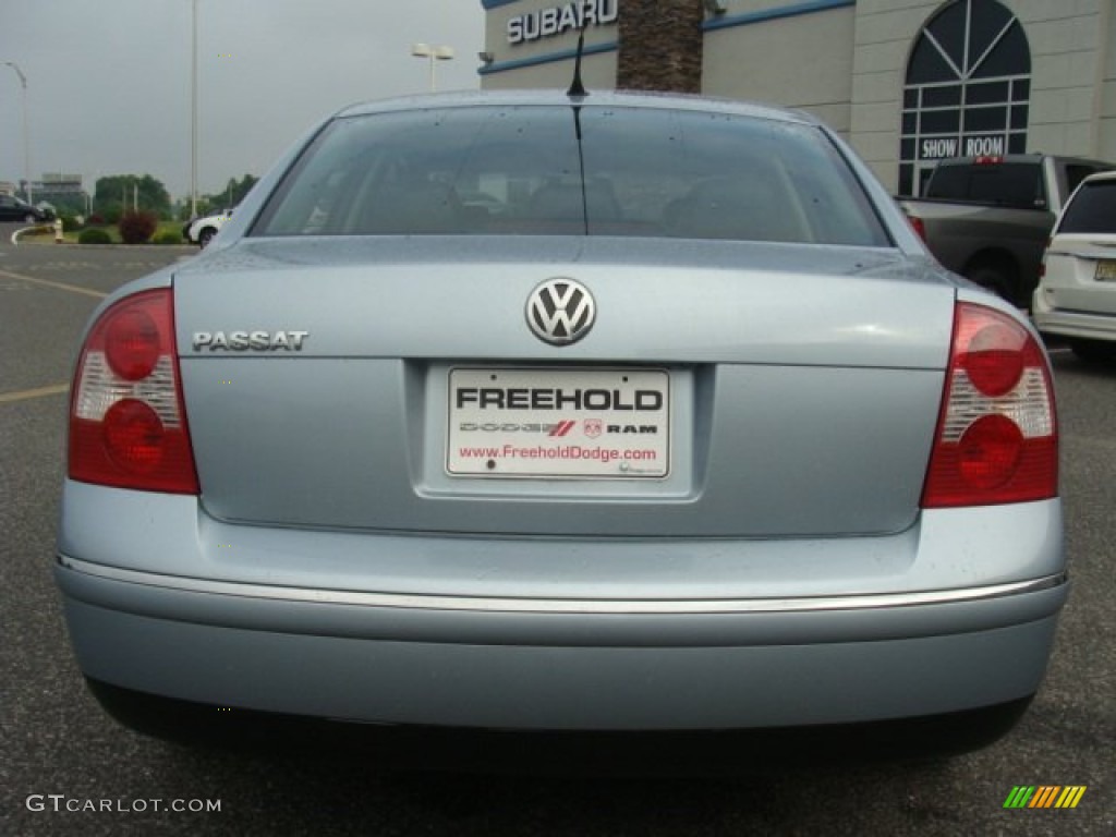 2003 Passat GLS Sedan - Blue Silver Metallic / Black photo #5
