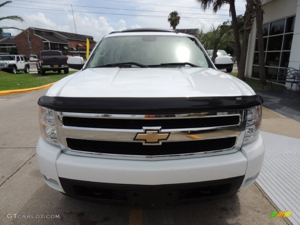 2008 Silverado 1500 LTZ Crew Cab 4x4 - Summit White / Light Cashmere/Ebony Accents photo #2