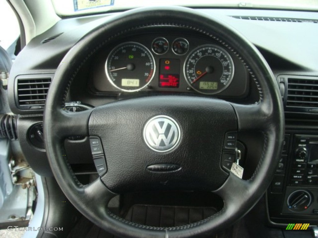 2003 Passat GLS Sedan - Blue Silver Metallic / Black photo #12
