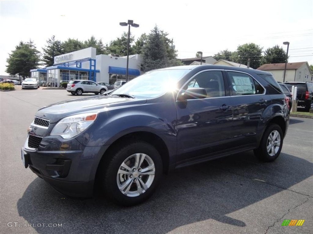 2013 Equinox LS - Atlantis Blue Metallic / Jet Black photo #3