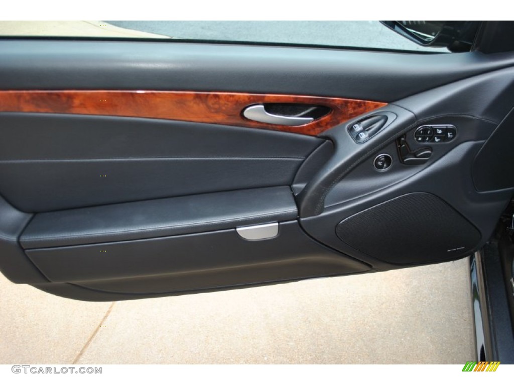 2009 Mercedes-Benz SL 550 Roadster Black Door Panel Photo #83696059