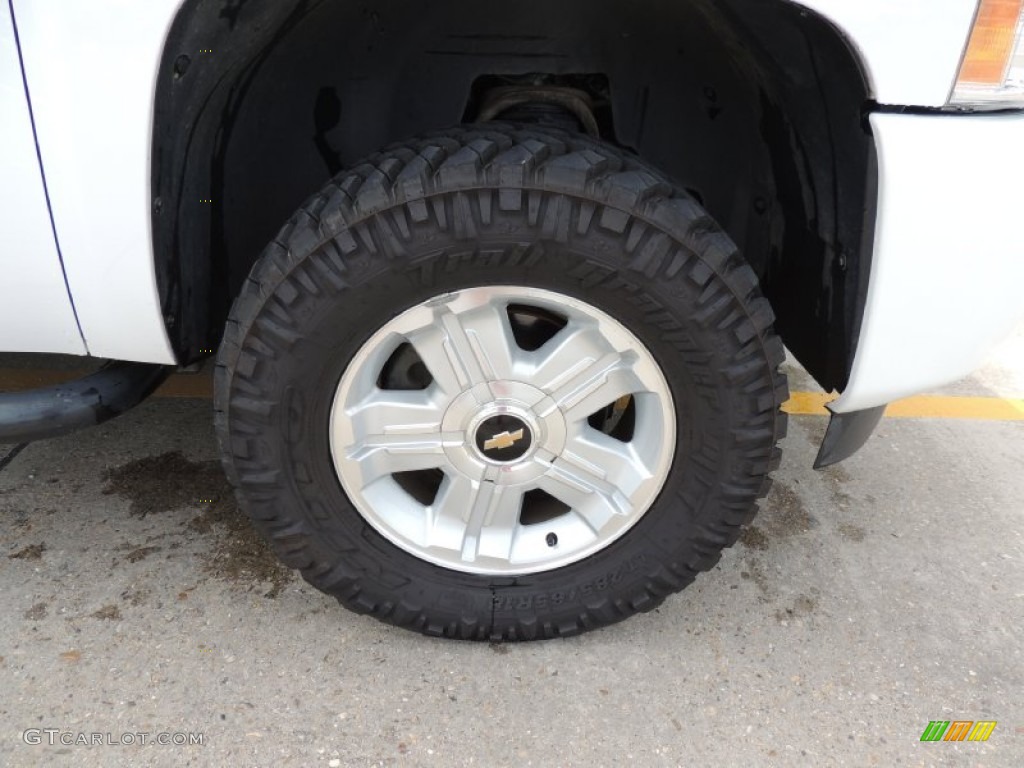 2008 Silverado 1500 LTZ Crew Cab 4x4 - Summit White / Light Cashmere/Ebony Accents photo #26