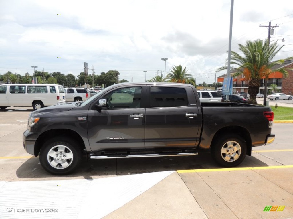 Magnetic Gray Metallic 2012 Toyota Tundra Limited CrewMax Exterior Photo #83697904