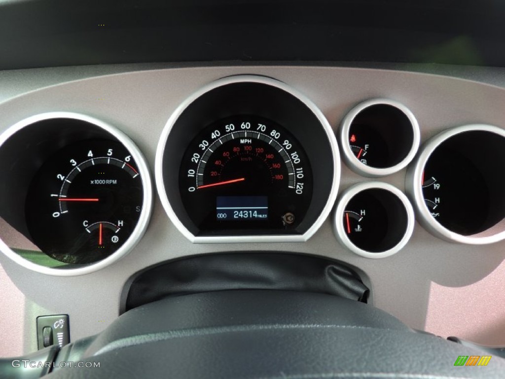 2012 Toyota Tundra Limited CrewMax Gauges Photo #83698141