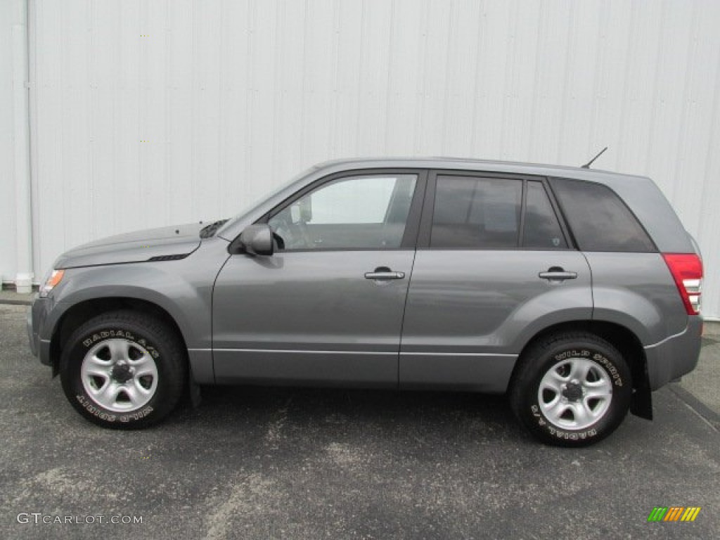 2009 Grand Vitara Premium 4x4 - Slate Grey Metallic / Black photo #2