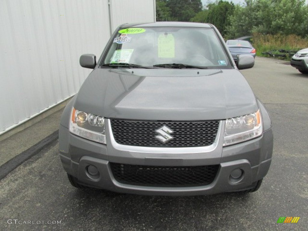 2009 Grand Vitara Premium 4x4 - Slate Grey Metallic / Black photo #4
