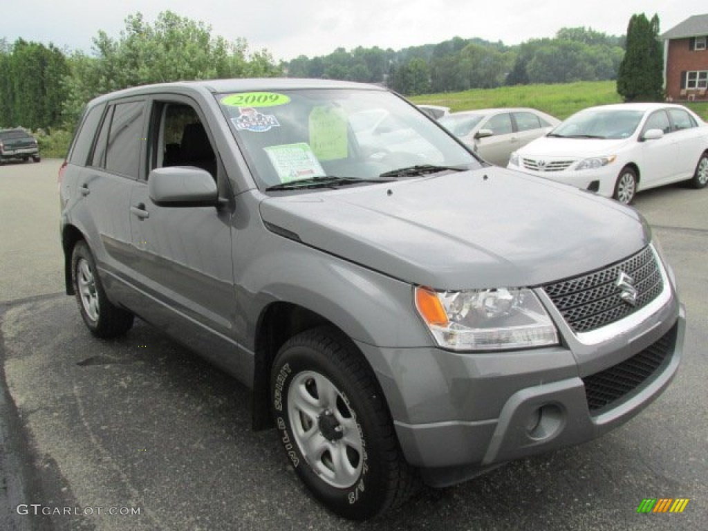 2009 Grand Vitara Premium 4x4 - Slate Grey Metallic / Black photo #5