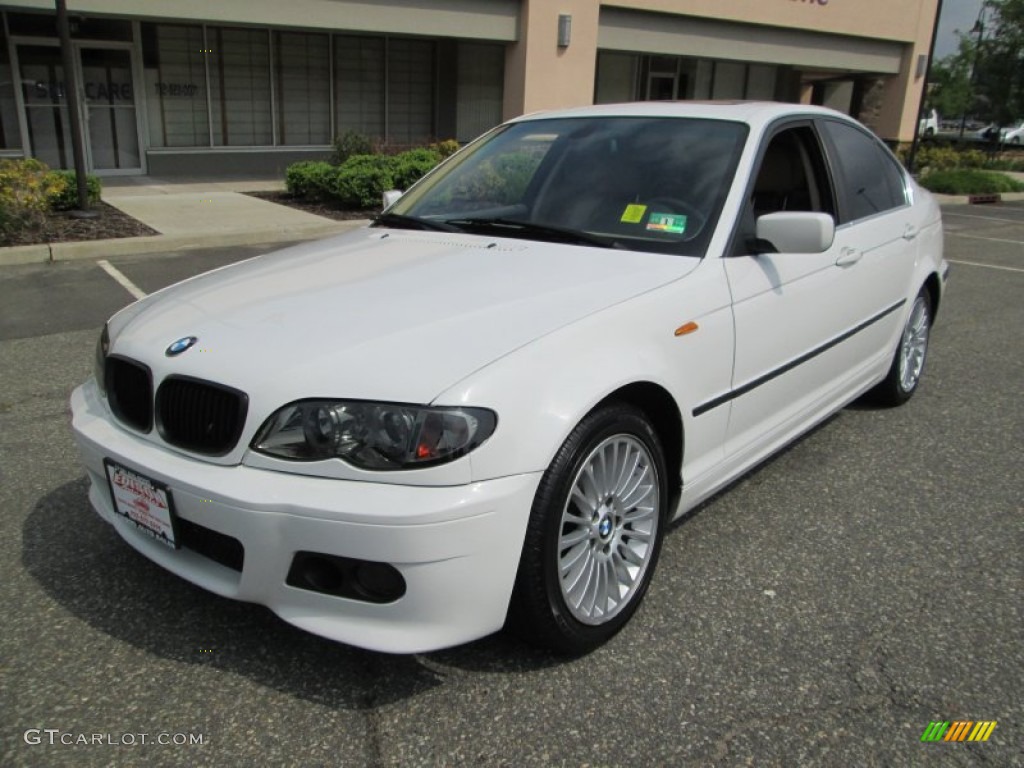 2004 3 Series 330xi Sedan - Alpine White / Sand photo #2