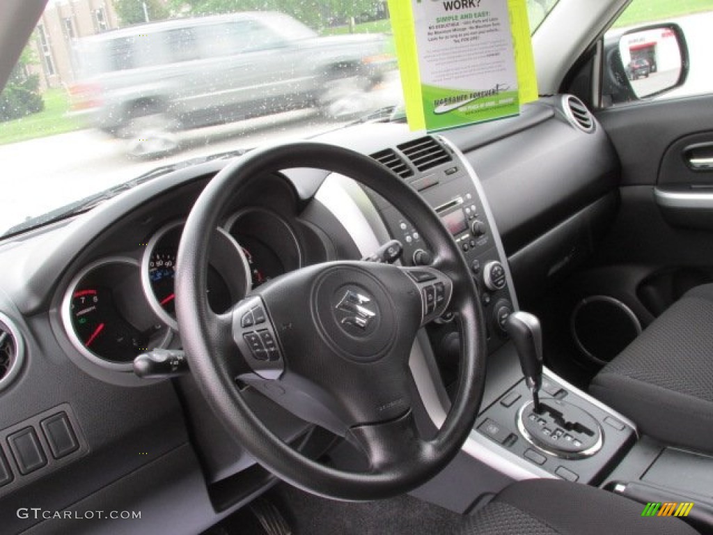 2009 Grand Vitara Premium 4x4 - Slate Grey Metallic / Black photo #11