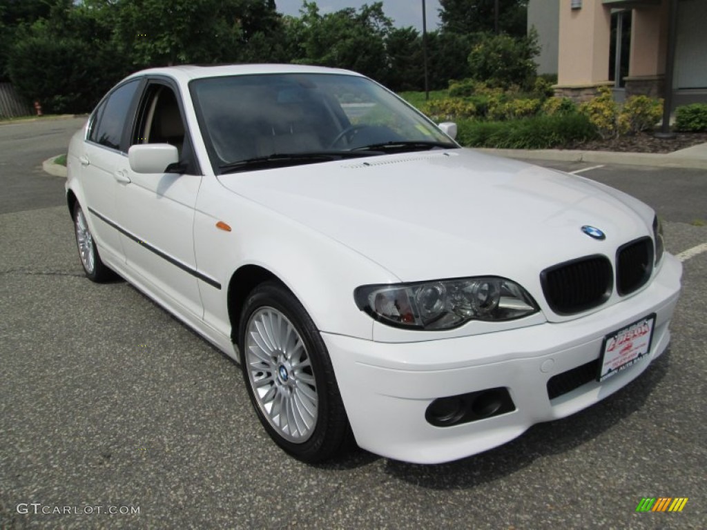 2004 3 Series 330xi Sedan - Alpine White / Sand photo #11