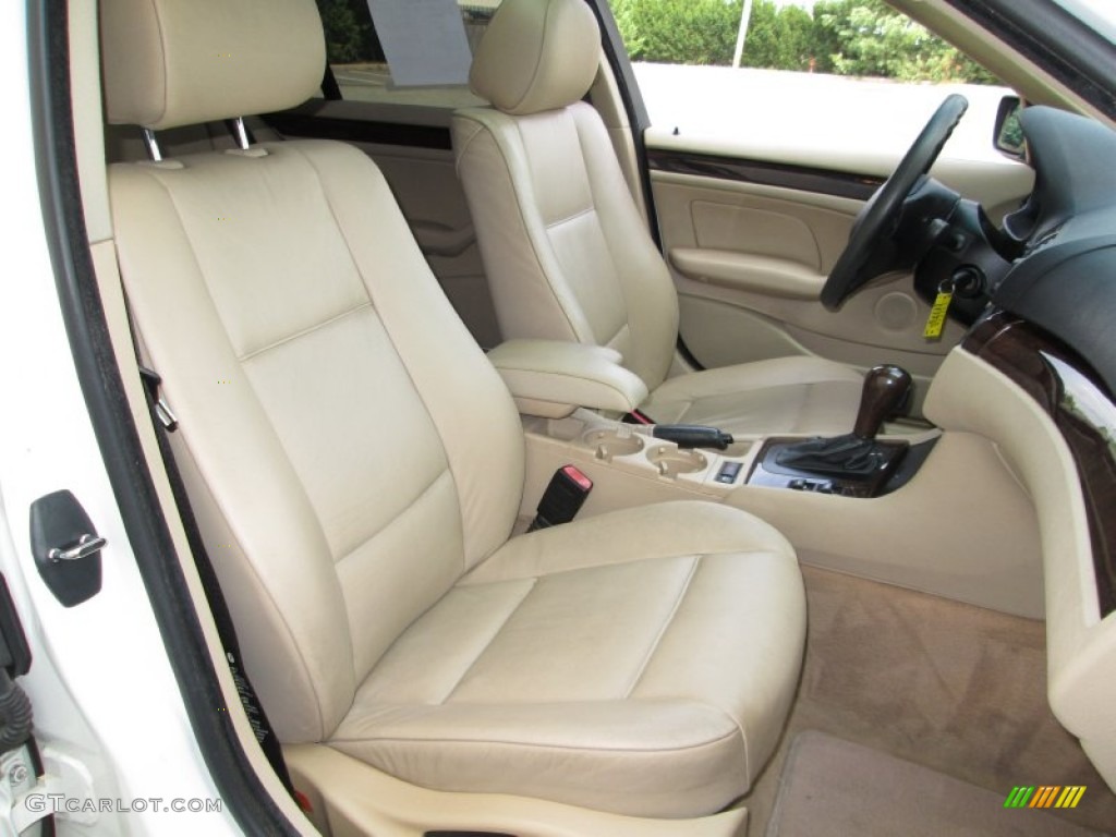 2004 3 Series 330xi Sedan - Alpine White / Sand photo #14