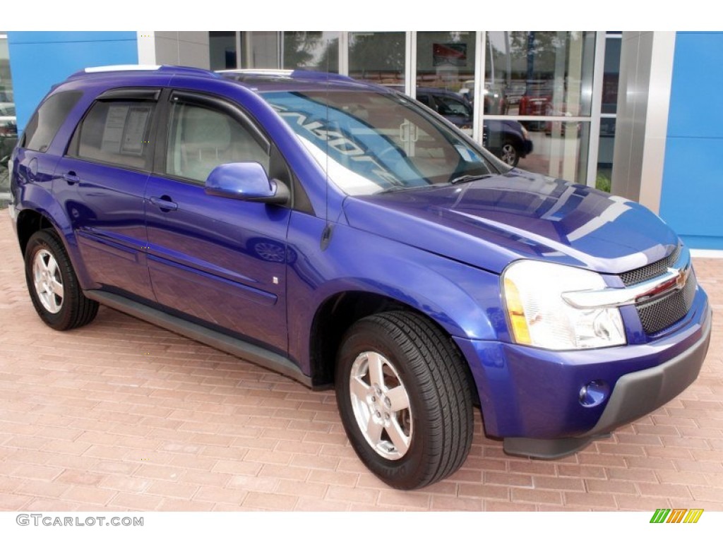 2006 Equinox LT AWD - Laser Blue Metallic / Light Gray photo #10