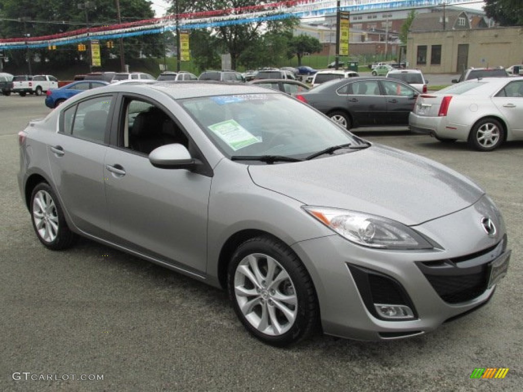 Liquid Silver Metallic 2011 Mazda MAZDA3 s Grand Touring 4 Door Exterior Photo #83699201