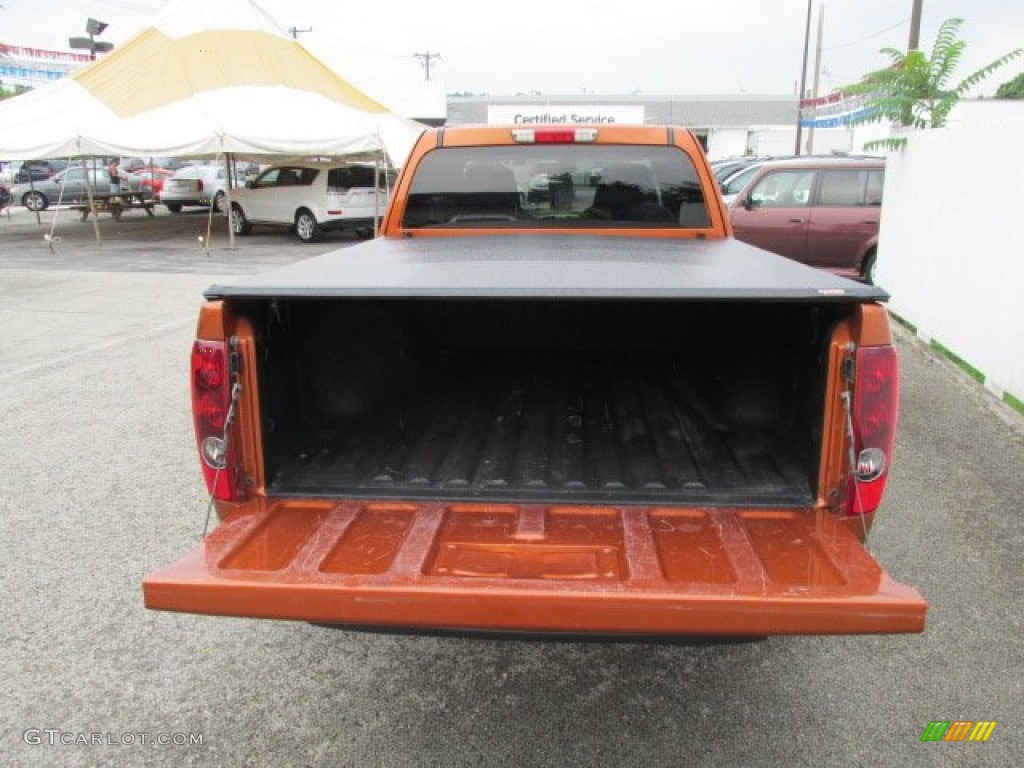 2005 Colorado Z71 Extended Cab 4x4 - Sunburst Orange Metallic / Sport Pewter photo #8