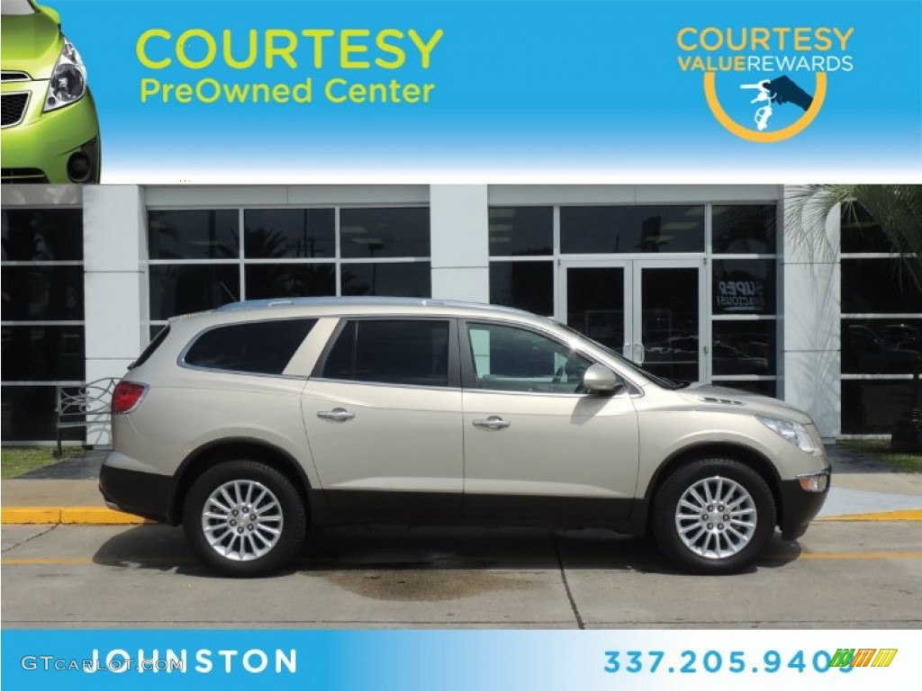 2011 Enclave CXL - Gold Mist Metallic / Cashmere/Cocoa photo #1