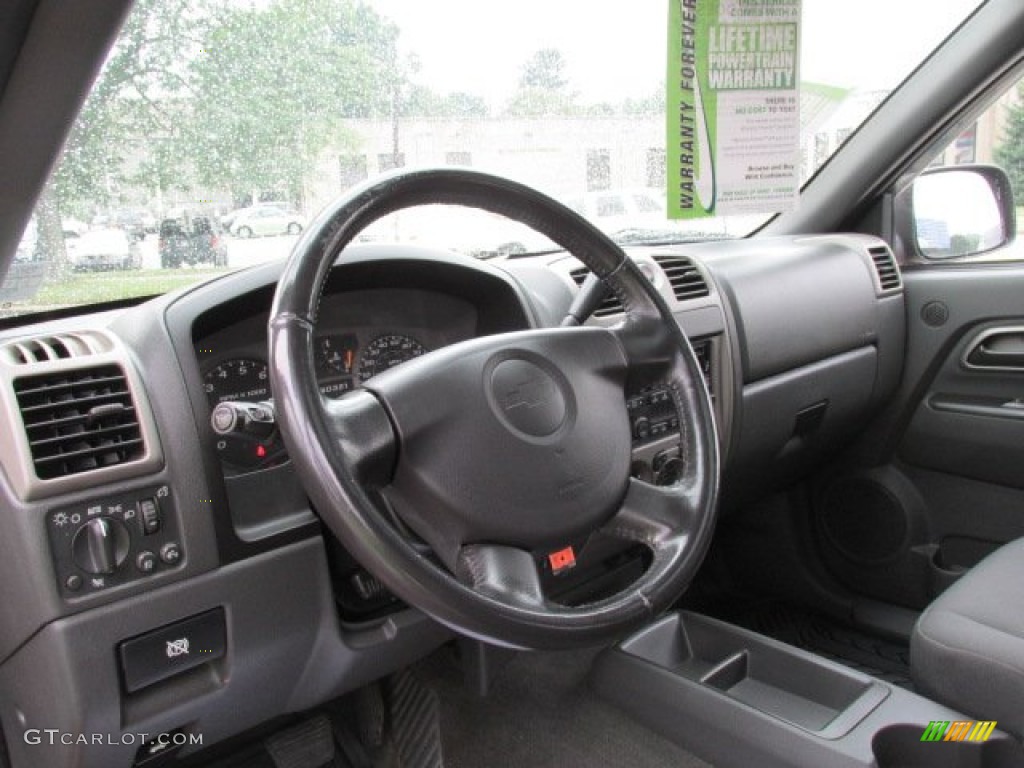 2005 Colorado Z71 Extended Cab 4x4 - Sunburst Orange Metallic / Sport Pewter photo #11