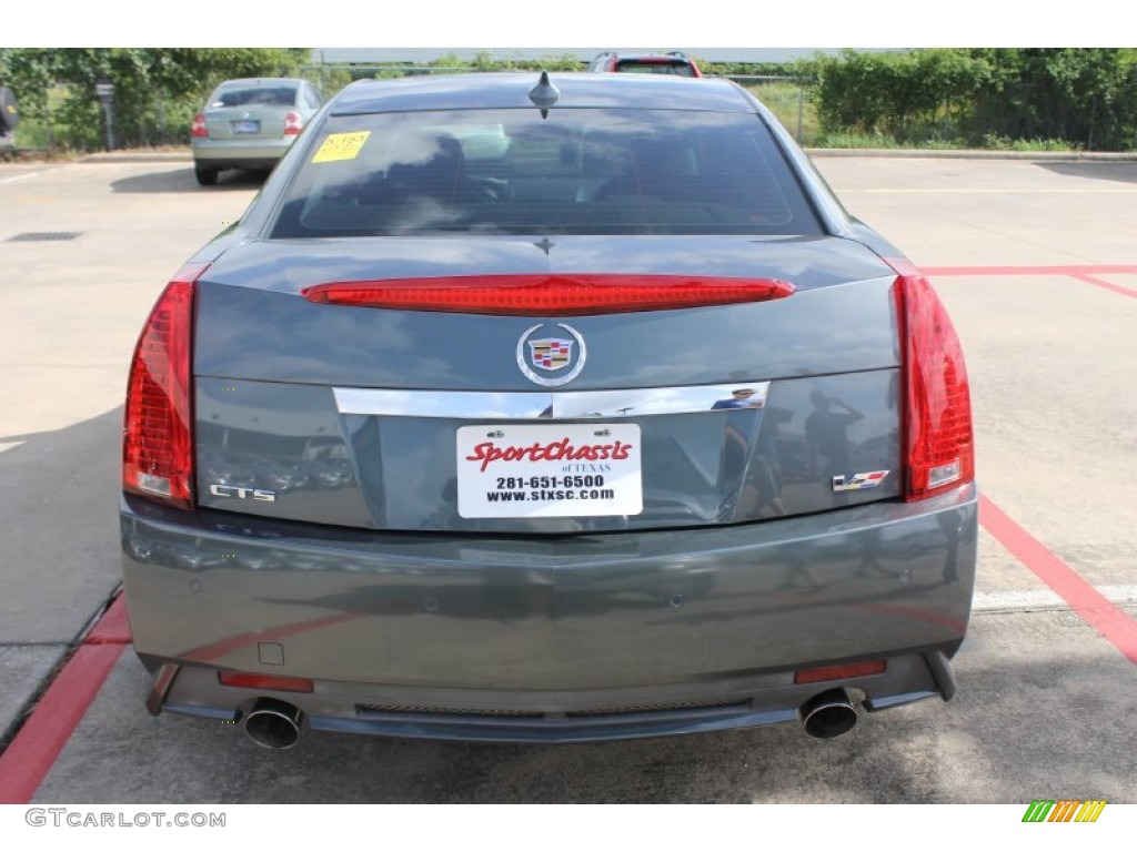 2010 CTS -V Sedan - Thunder Gray ChromaFlair / Ebony photo #8