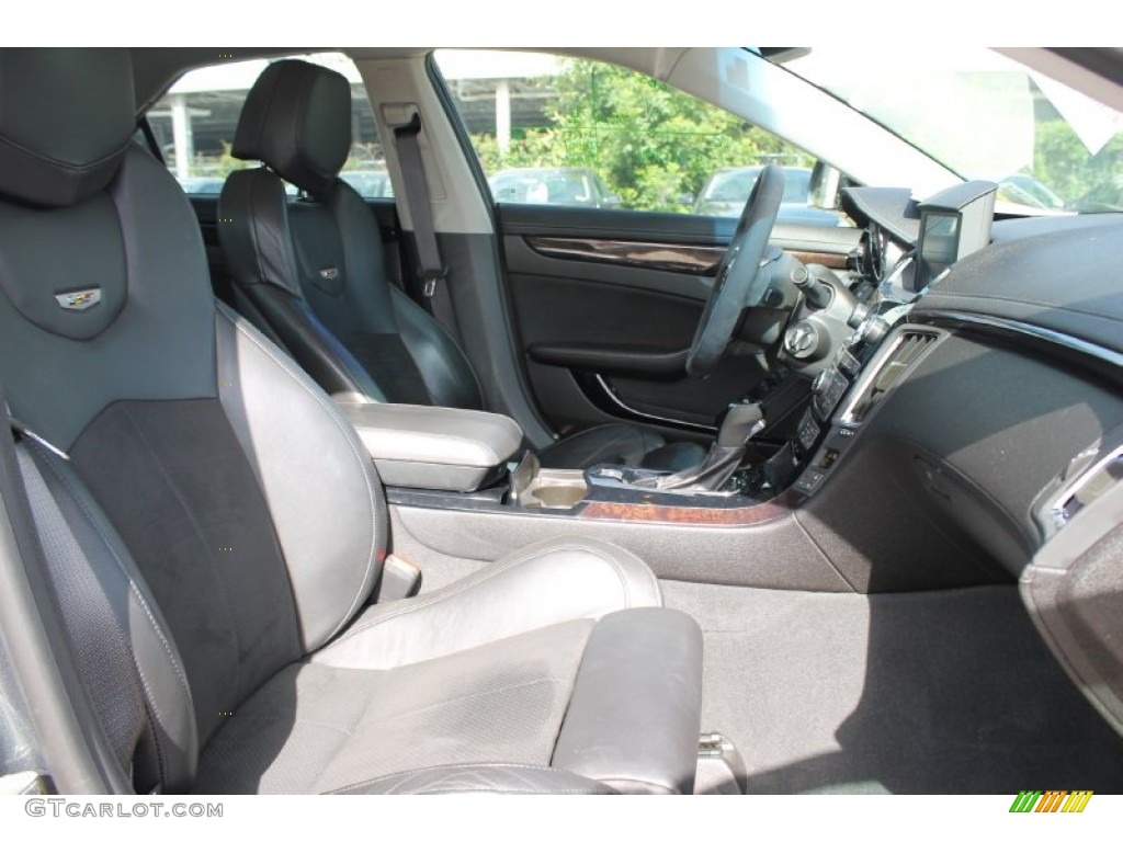 2010 CTS -V Sedan - Thunder Gray ChromaFlair / Ebony photo #37