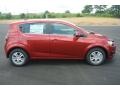 2013 Crystal Red Tintcoat Chevrolet Sonic LT Hatch  photo #6