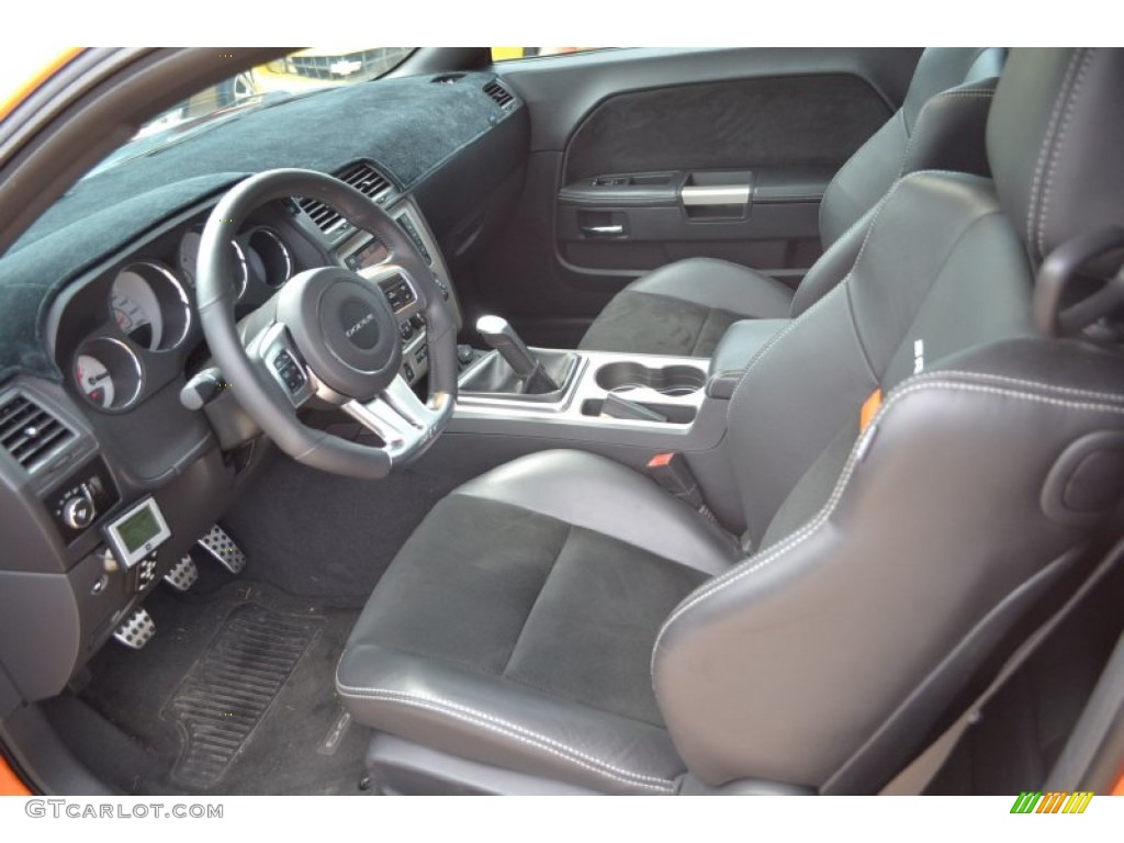 Dark Slate Gray Interior 2012 Dodge Challenger SRT8 392 Photo #83702047