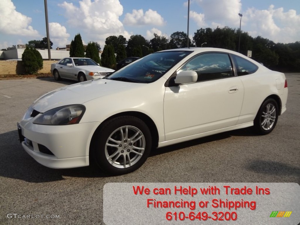 2005 RSX Sports Coupe - Taffeta White / Titanium photo #6