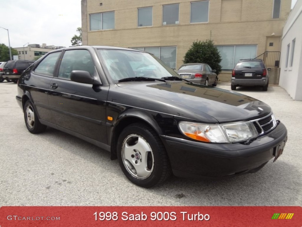 1998 900 S Turbo Coupe - Black / Sand Beige photo #1