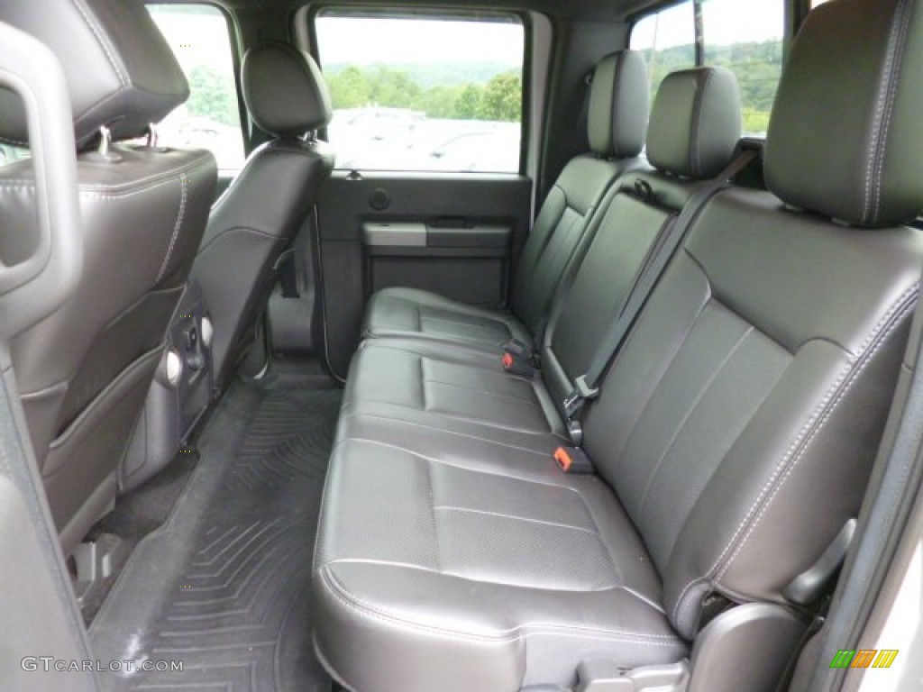 2012 Ford F450 Super Duty Lariat Crew Cab 4x4 Dually Rear Seat Photo #83703058