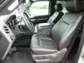 2012 Ingot Silver Ford F450 Super Duty Lariat Crew Cab 4x4 Dually  photo #14