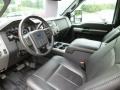 2012 Ford F450 Super Duty Black Interior Prime Interior Photo