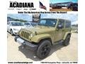 2013 Commando Green Jeep Wrangler Sahara 4x4 #83692692