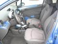 Silver/Blue 2014 Chevrolet Spark LS Interior Color