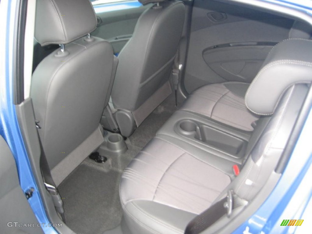 Silver/Blue Interior 2014 Chevrolet Spark LS Photo #83703697