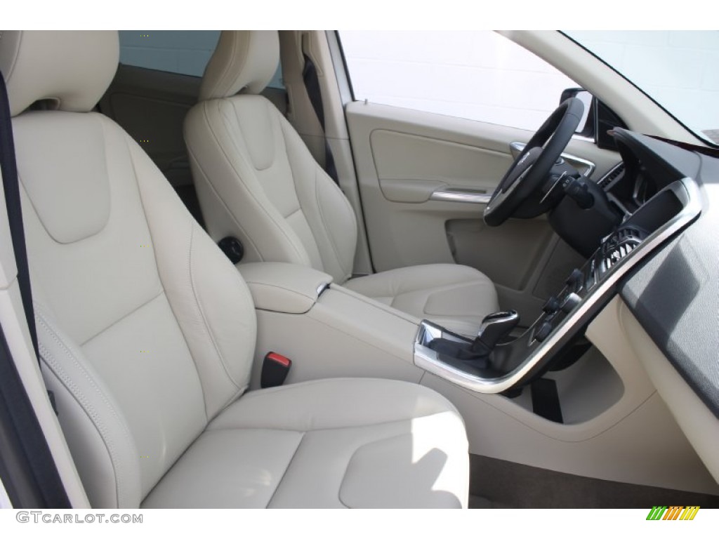 Sandstone Beige Interior 2014 Volvo XC60 T6 AWD Photo #83703777