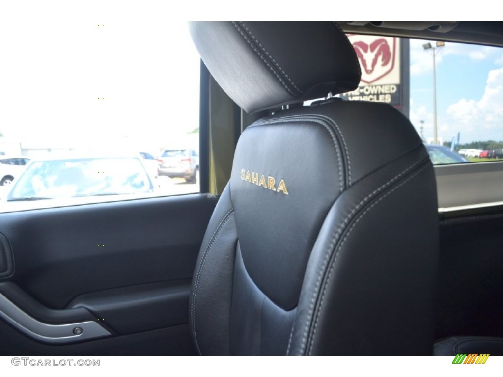 2013 Wrangler Sahara 4x4 - Commando Green / Black/Dark Saddle photo #25