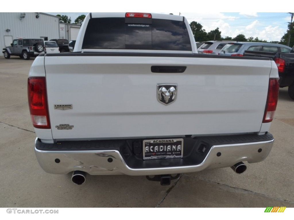 2012 Ram 1500 Laramie Crew Cab - Bright White / Dark Slate Gray photo #4