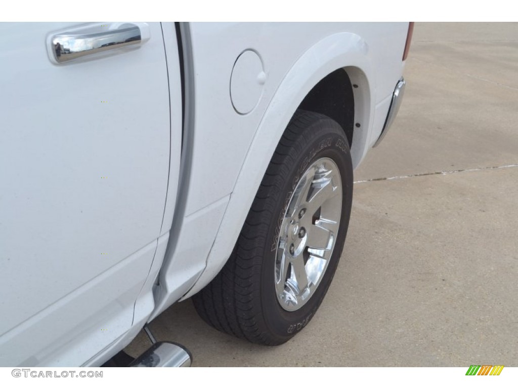 2012 Ram 1500 Laramie Crew Cab - Bright White / Dark Slate Gray photo #14