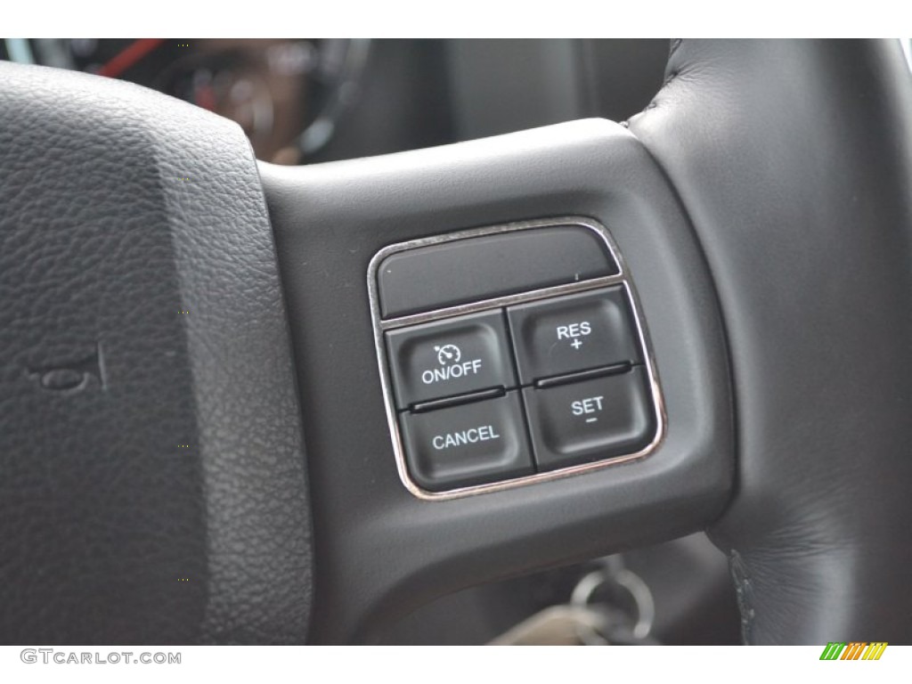 2012 Ram 1500 Laramie Crew Cab - Bright White / Dark Slate Gray photo #24