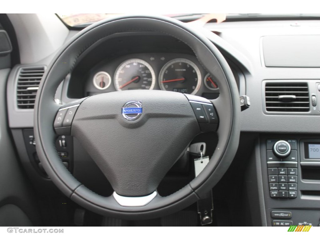 2014 Volvo XC90 3.2 Off Black Steering Wheel Photo #83705377