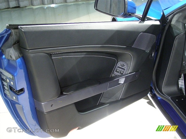 2007 V8 Vantage Coupe - Vertigo Blue / Obsidian Black photo #12