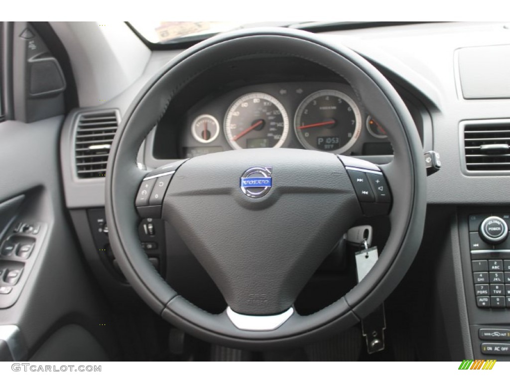 2014 Volvo XC90 3.2 Off Black Steering Wheel Photo #83706175