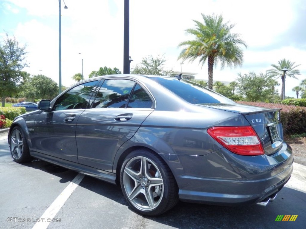 Steel Grey Metallic 2009 Mercedes-Benz C 63 AMG Exterior Photo #83706193