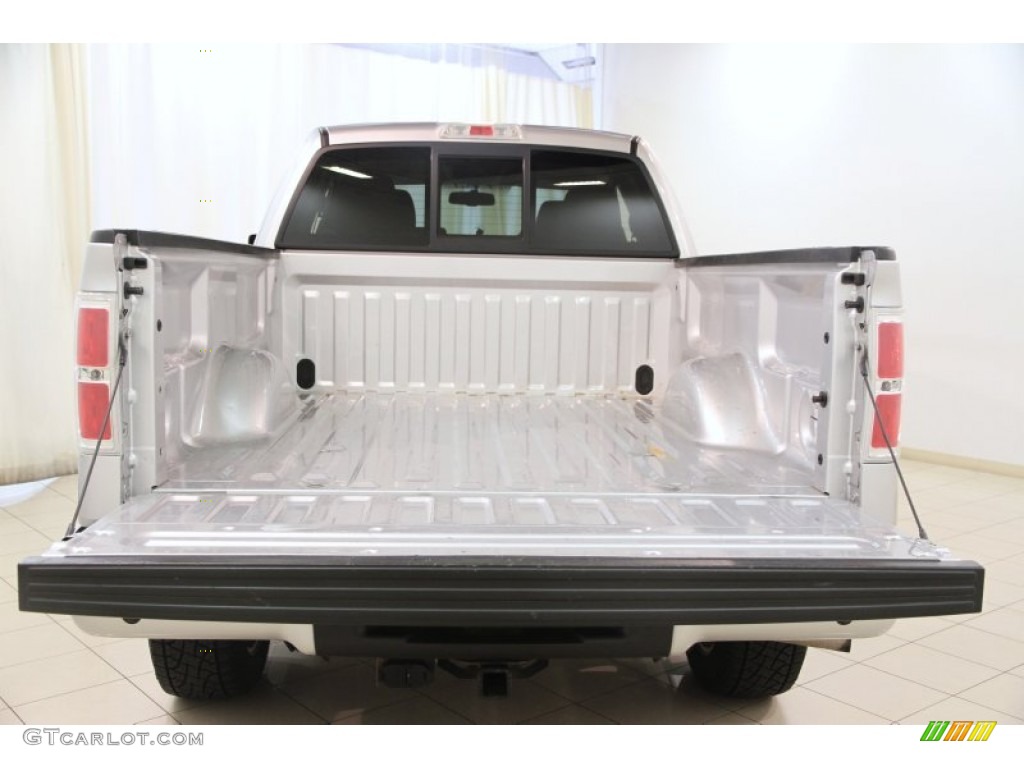 2010 F150 FX4 SuperCab 4x4 - Ingot Silver Metallic / Black photo #14