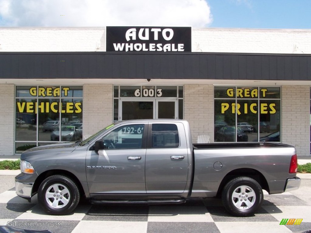 2011 Ram 1500 SLT Quad Cab - Mineral Gray Metallic / Dark Slate Gray/Medium Graystone photo #1