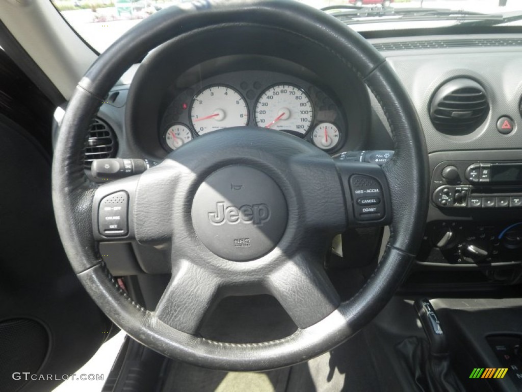 2004 Liberty Sport 4x4 - Deep Molten Red Pearl / Dark Slate Gray photo #4