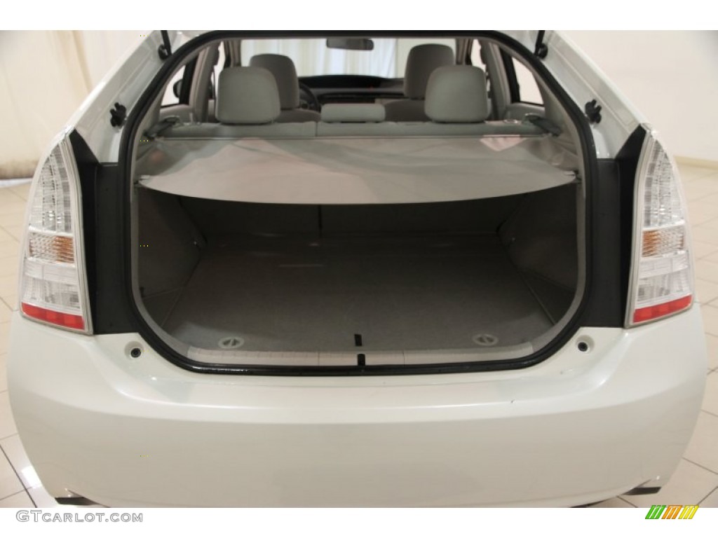 2010 Prius Hybrid III - Blizzard White Pearl / Misty Gray photo #15