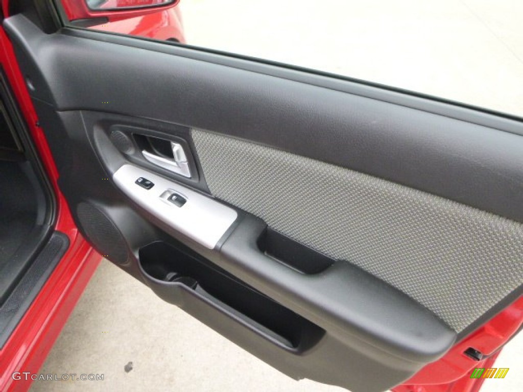 2008 Spectra 5 SX Wagon - Classic Red / Black photo #12