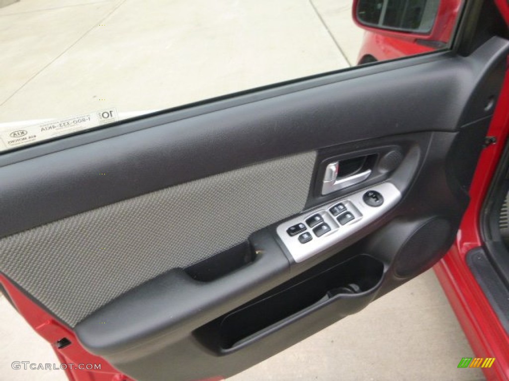 2008 Spectra 5 SX Wagon - Classic Red / Black photo #19