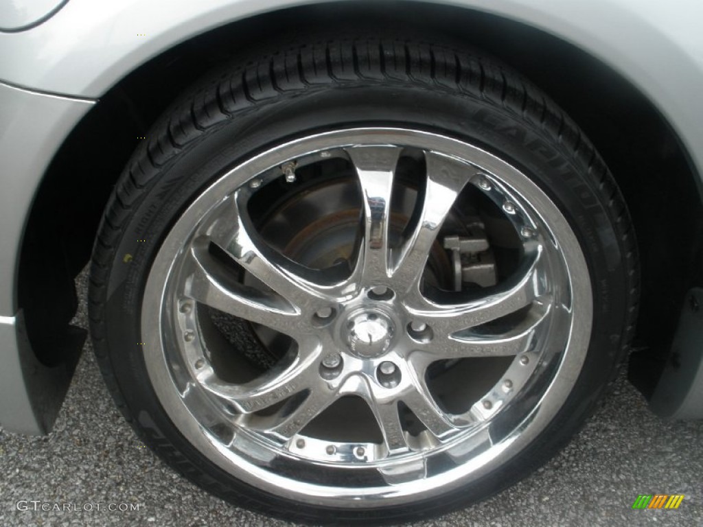 2005 350Z Touring Coupe - Chrome Silver Metallic / Charcoal photo #15