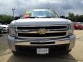 2011 Sheer Silver Metallic Chevrolet Silverado 1500 LS Crew Cab  photo #2