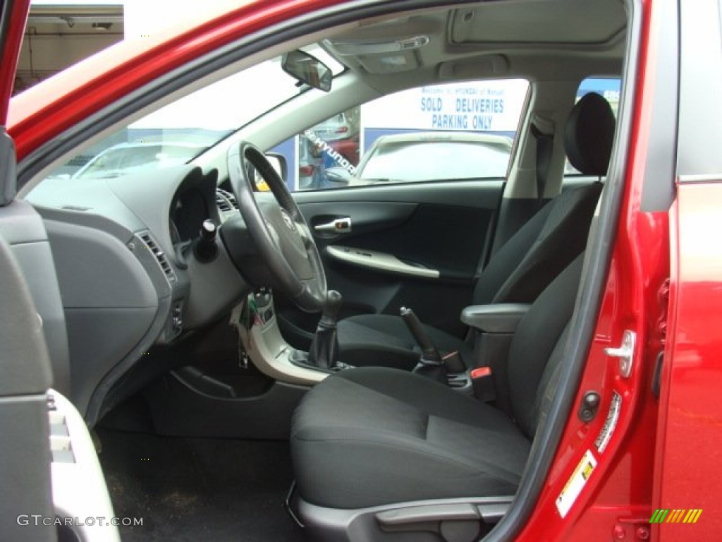 2010 Corolla S - Barcelona Red Metallic / Dark Charcoal photo #10